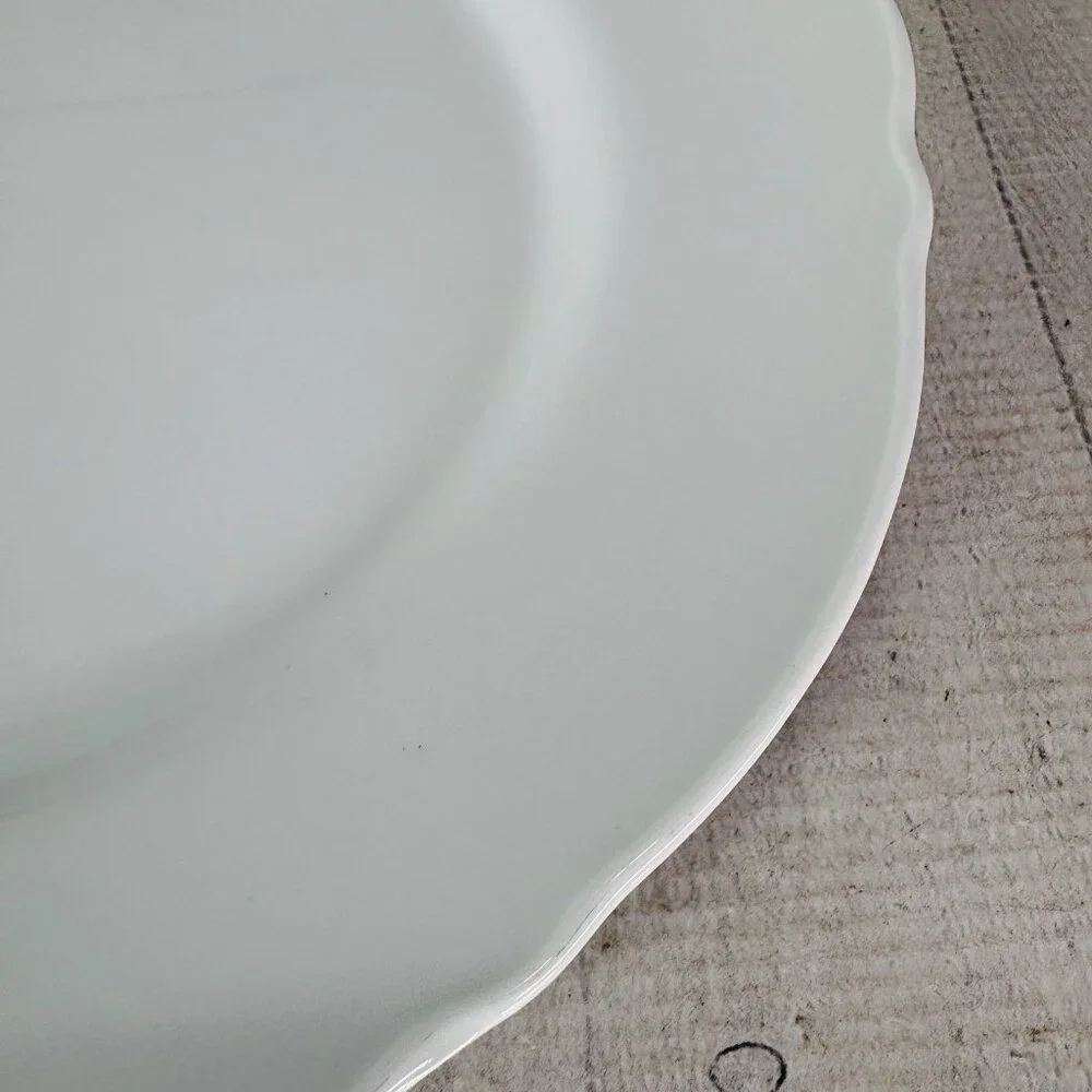 Ikea of Sweden UPPLAGA 21986 White Scalloped Porcelain 11